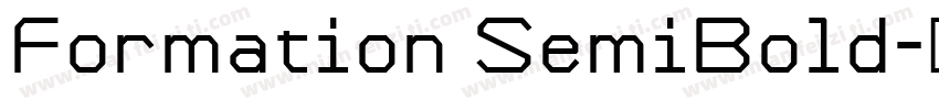 Formation SemiBold字体转换